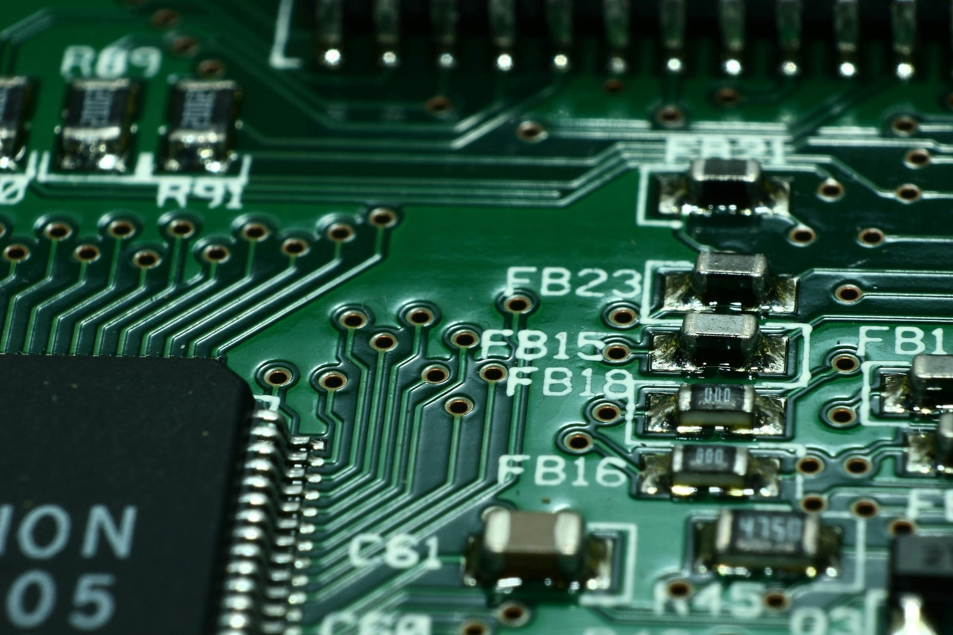 Computer circuit board stock photo, by Pixabay