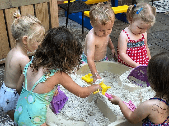 Playing in the sandbox